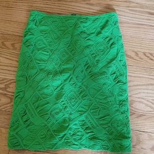 Yigal Azrouel green jersey skirt
